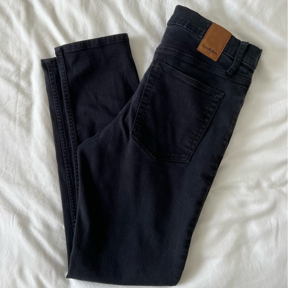 Mens Black denim skinny jeans